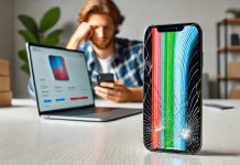 Linea colorata sullo schermo dell’iPhone: cause e soluzioni linea colorata schermo iphone